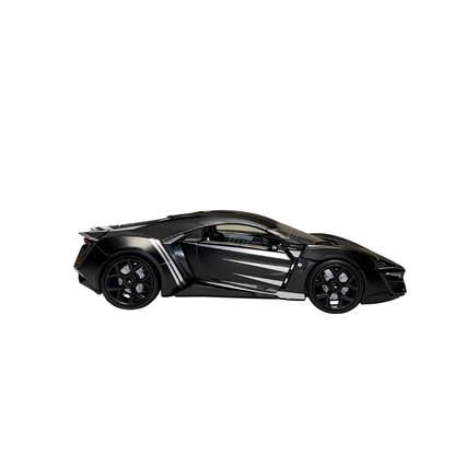 Lykan Hypersport Fast & Furious Die-Cast Car Model – Black Supercar Collectible Toy