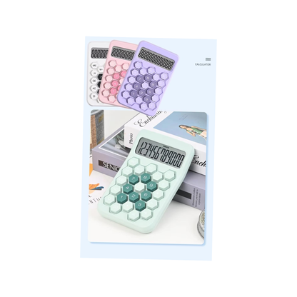Karuida 12-Digit Basic Desktop Calculator – Sleek White, Modern & Efficient