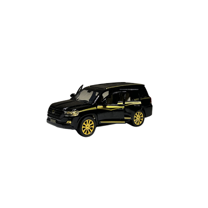 Black Luxury SUV Die-Cast Model Car with Sound, Light & Opening Parts – 1:24 Scale | XLG