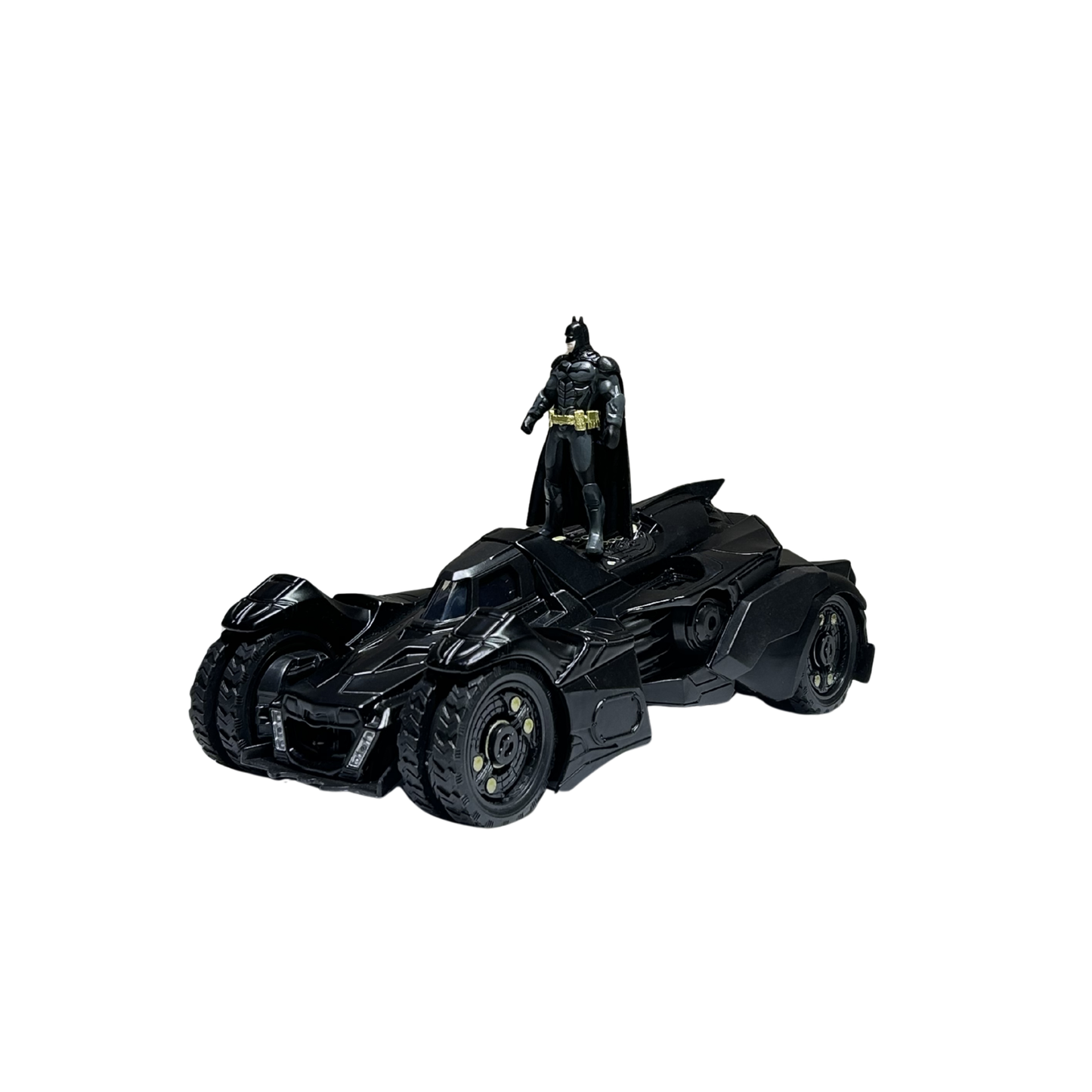 Batman Arkham Knight Batmobile with Batman Figure – Die-Cast Collectible Vehicle Set