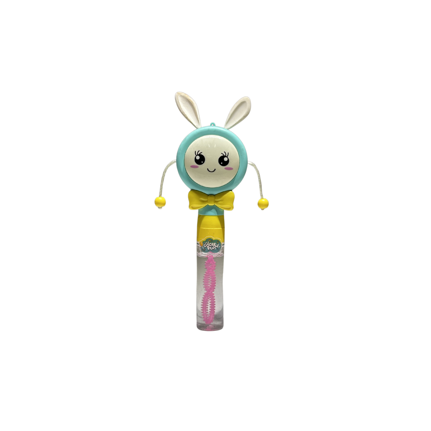 Cute Bunny Bubble Wand Toy for Kids – Automatic Bubble Maker with Soap Solution Tube