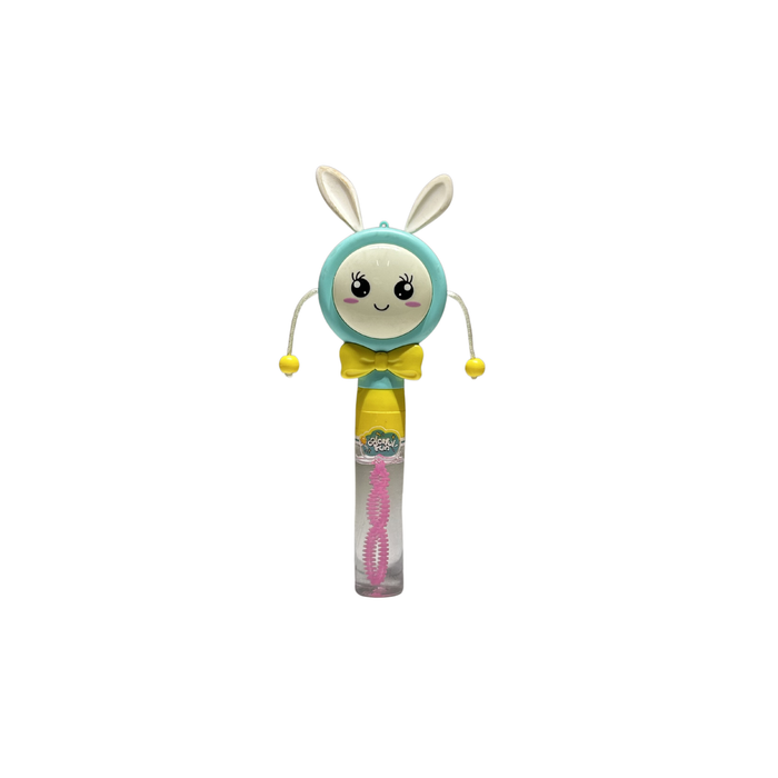 Cute Bunny Bubble Wand Toy for Kids – Automatic Bubble Maker with Soap Solution Tube