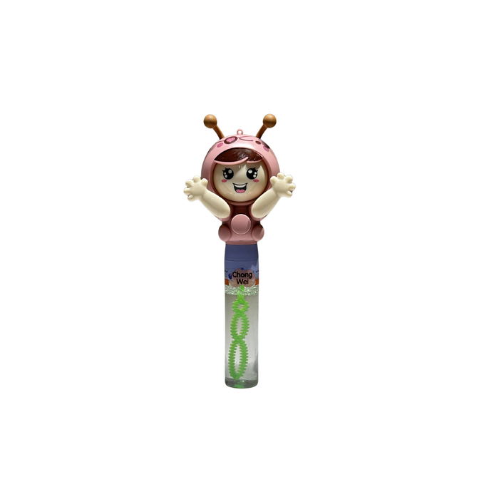 Cute Cartoon Bubble Wand Toy for Kids – Bubble Solution Tube with Character Top