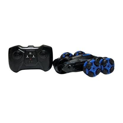 Laser X5 RC Drift Stunt Car – 2.4GHz Remote Control Car with 360° Spin Action (Blue Edition)