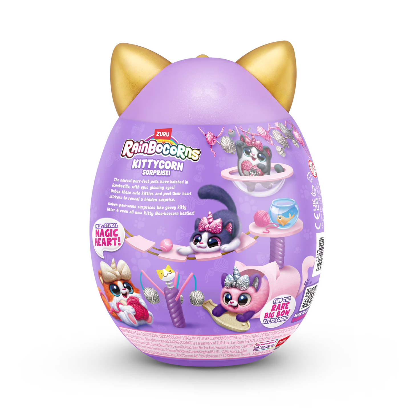 Rainbocorns Kittycorn Surprise Series 2 – Collectible Plush Toy with Surprise Accessories by ZURU