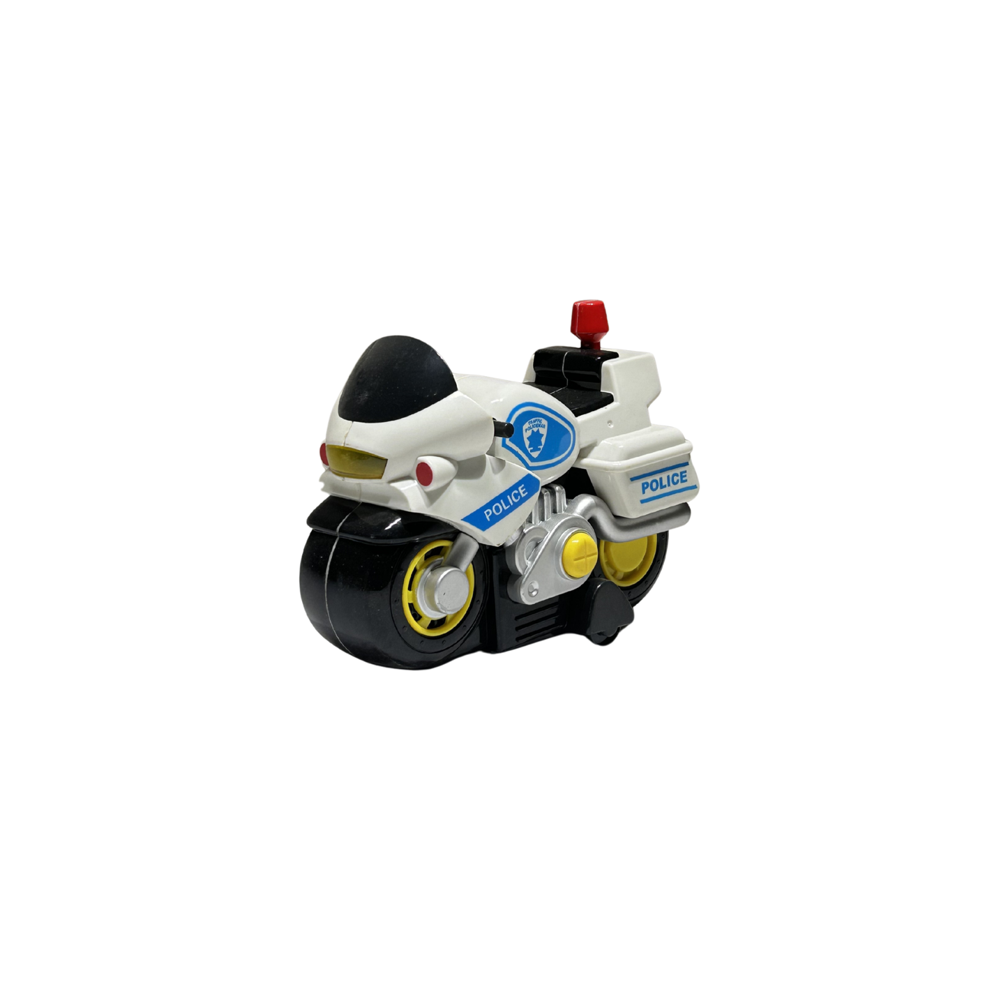Police Bump & Go Motorcycle Toy with Lights and Sound Action Bike for Kids 18M+