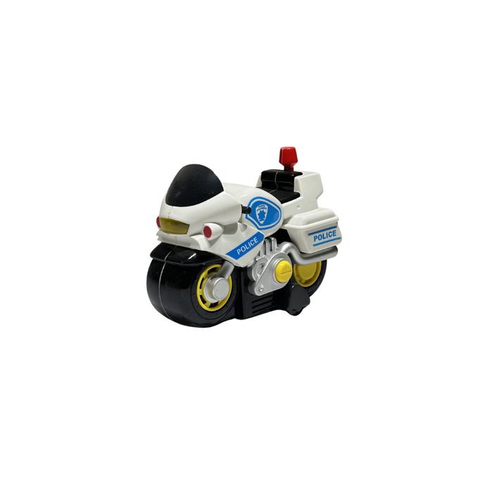 Police Bump & Go Motorcycle Toy with Lights and Sound Action Bike for Kids 18M+