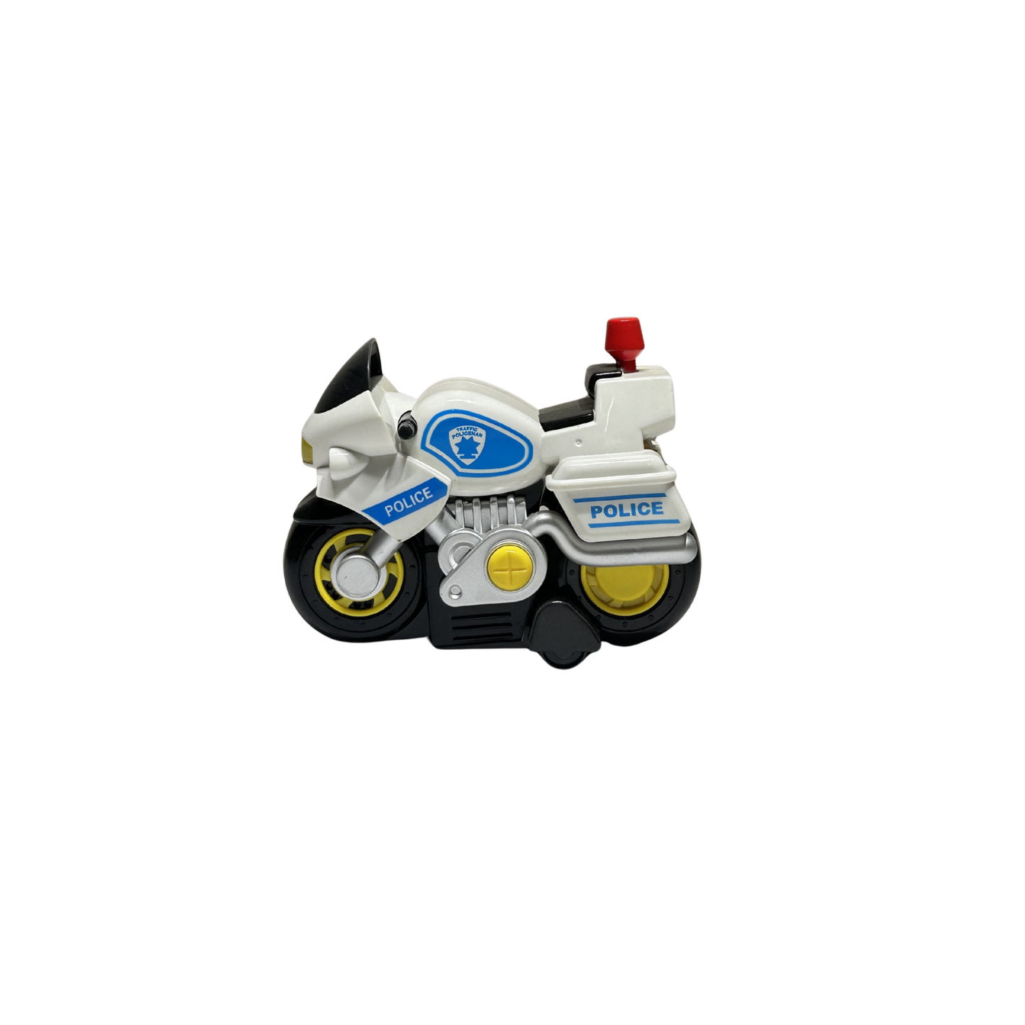 Police Bump & Go Motorcycle Toy with Lights and Sound Action Bike for Kids 18M+
