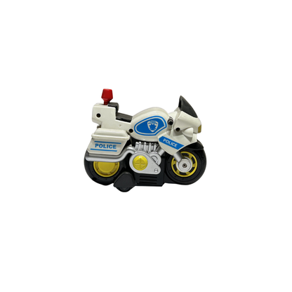Police Bump & Go Motorcycle Toy with Lights and Sound Action Bike for Kids 18M+