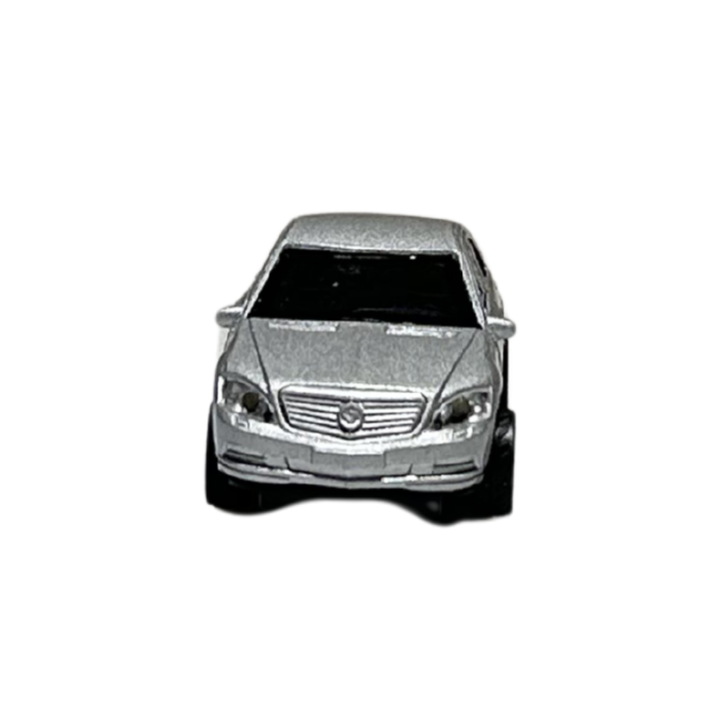 Silver Luxury Sedan Die-Cast Alloy Vehicle Model Car with Opening Doors | 1:32 Scale