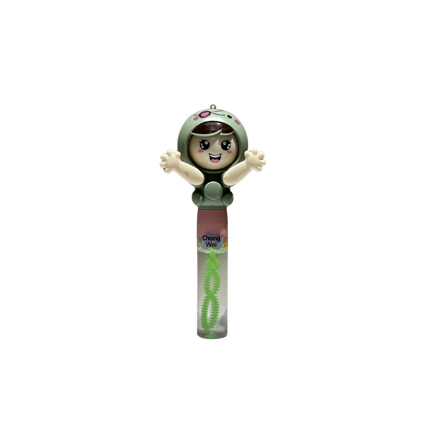 Cute Cartoon Bubble Wand Toy for Kids – Bubble Solution Tube with Character Top