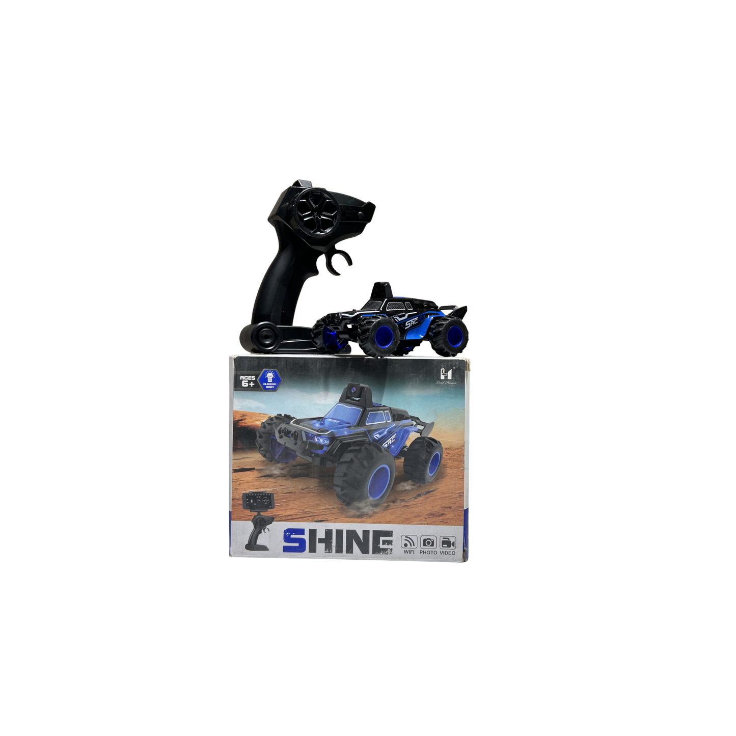 SHINE WiFi Camera RC Monster Truck – 2.4GHz Remote Control Off-Road Racing Car