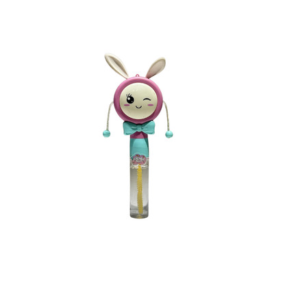 Cute Bunny Bubble Wand Toy for Kids – Automatic Bubble Maker with Soap Solution Tube