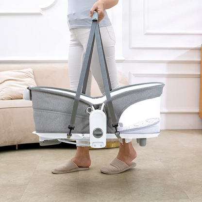 Mastela Deluxe Multi-Functional Bassinet – Premium Comfort in Sophisticated Grey
