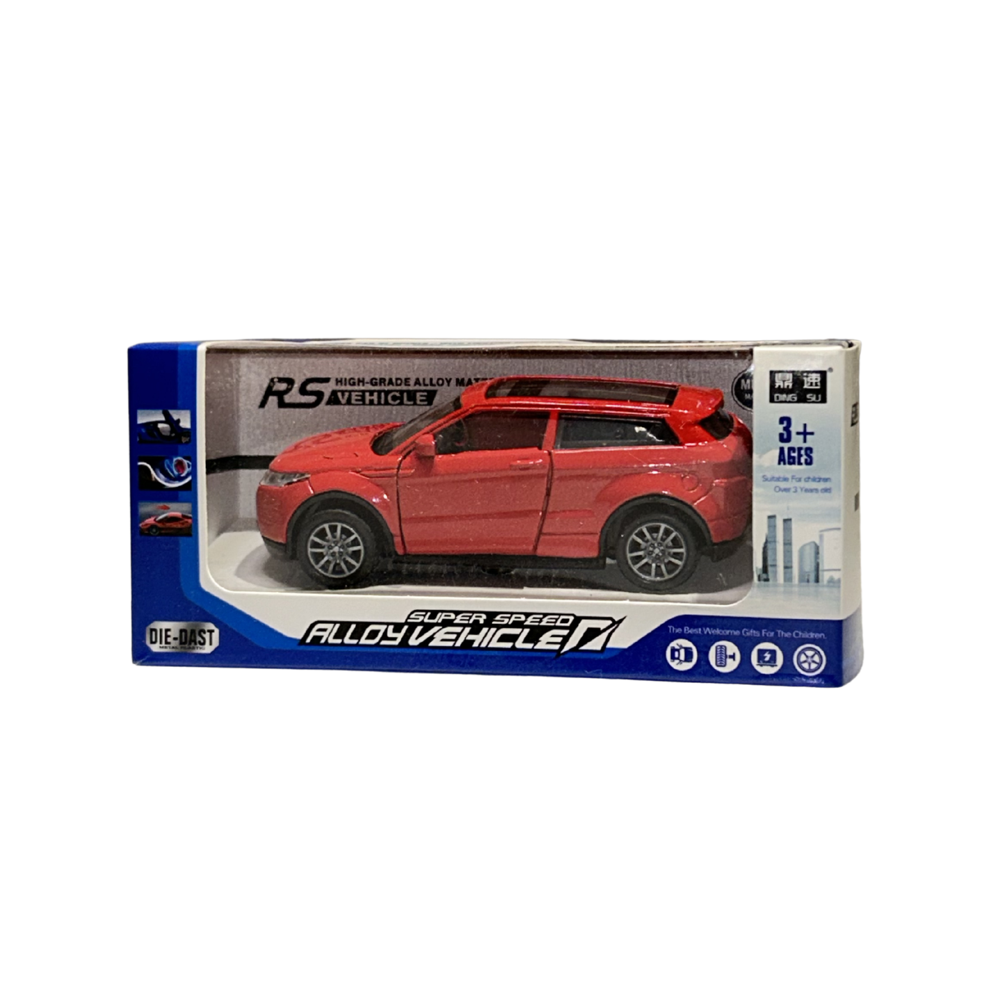 Alloy SUV Die-Cast Toy Car – Red Edition