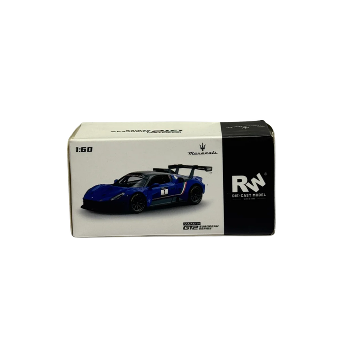 Maserati GT2 European Series Dark Blue Die-Cast Model Car | Premium Racing Collectible Toy