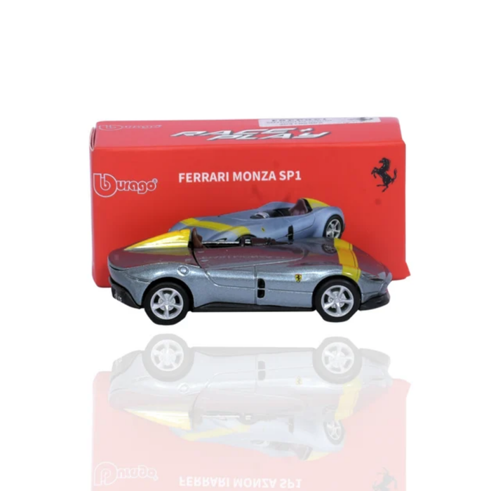 Ferrari Monza SP1 Grey Die-Cast Model Car | Premium Luxury Sports Car Collectible