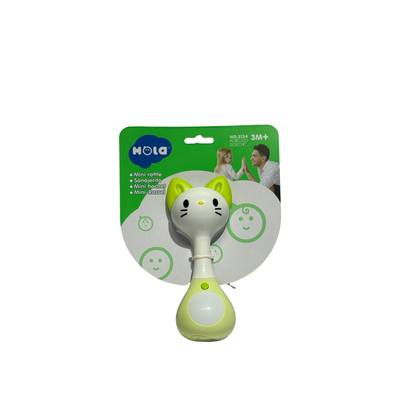 Hola Mini Rattle Toy – Interactive Animal-Themed Sensory Rattle for Babies