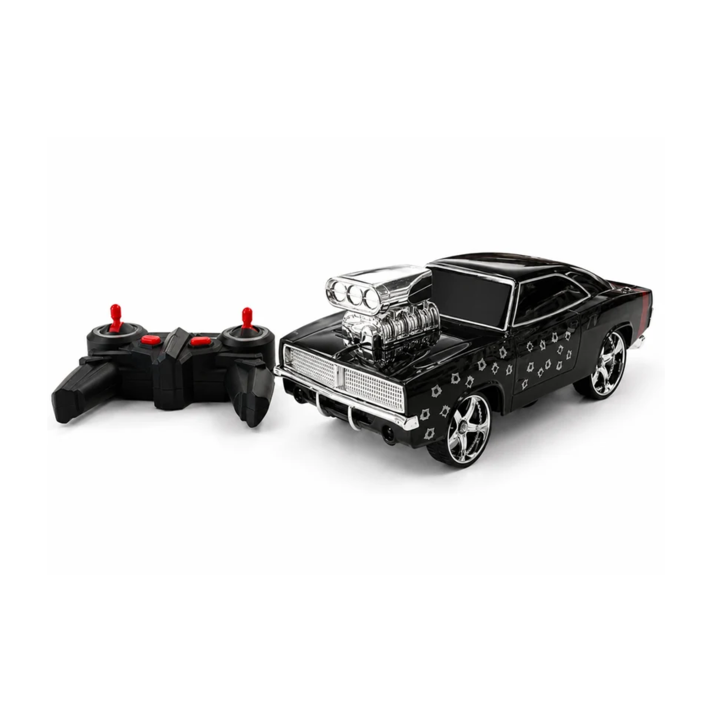 Drift Stunt RC Car (Black, 1:18 Scale) - Hexinglong Toys