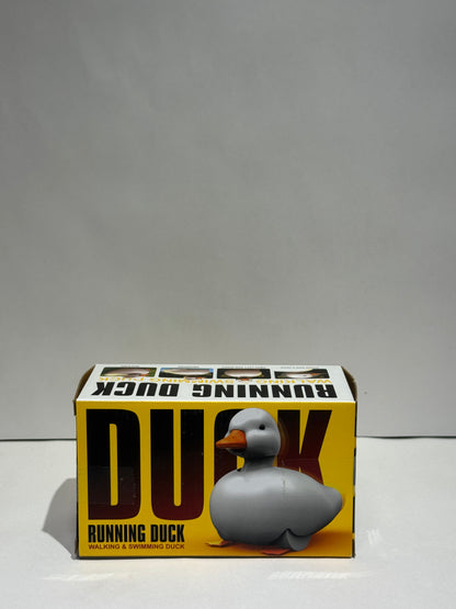 Running Duck White & Green Toy | Interactive Moving Duck Toy with Lights & Sound for Kids