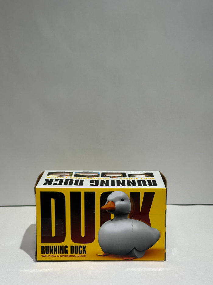 Running Duck White & Green Toy | Interactive Moving Duck Toy with Lights & Sound for Kids