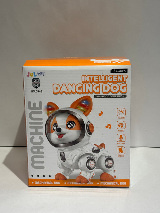 Intelligent Dancing Dog Yellow Toy | Musical Interactive Dancing Dog with Lights for Kids