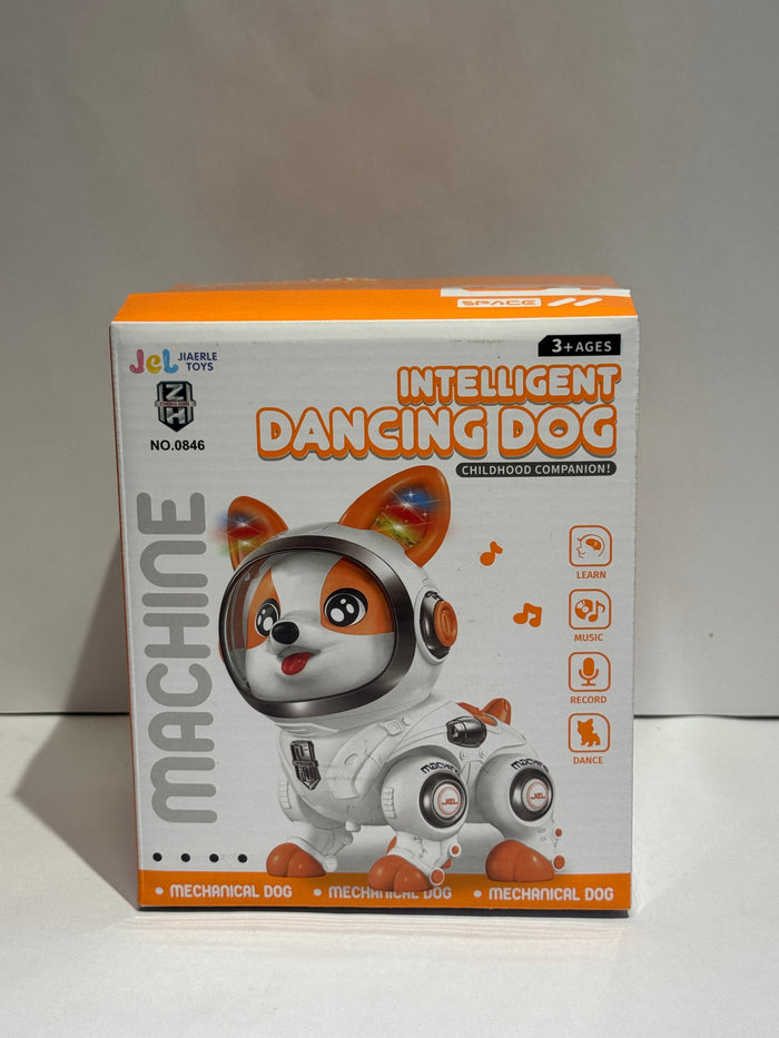 Intelligent Dancing Dog Yellow Toy | Musical Interactive Dancing Dog with Lights for Kids
