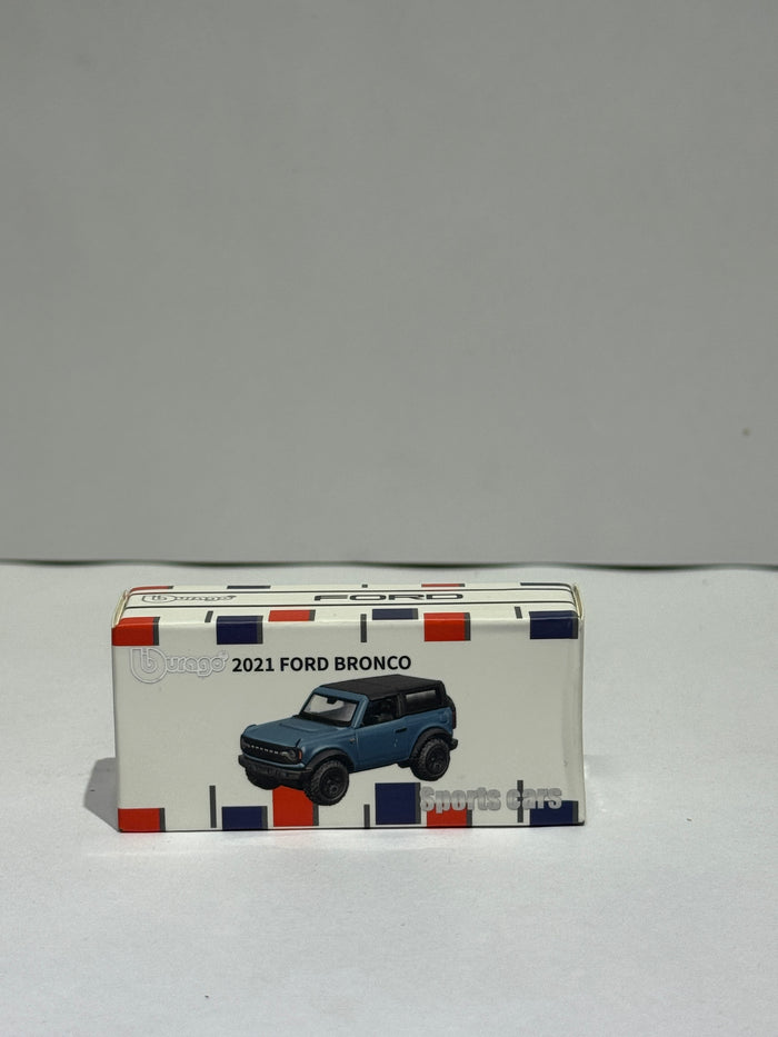 2021 Ford Bronco Blue Die-Cast Model Car | Premium Off-Road SUV Collectible Toy
