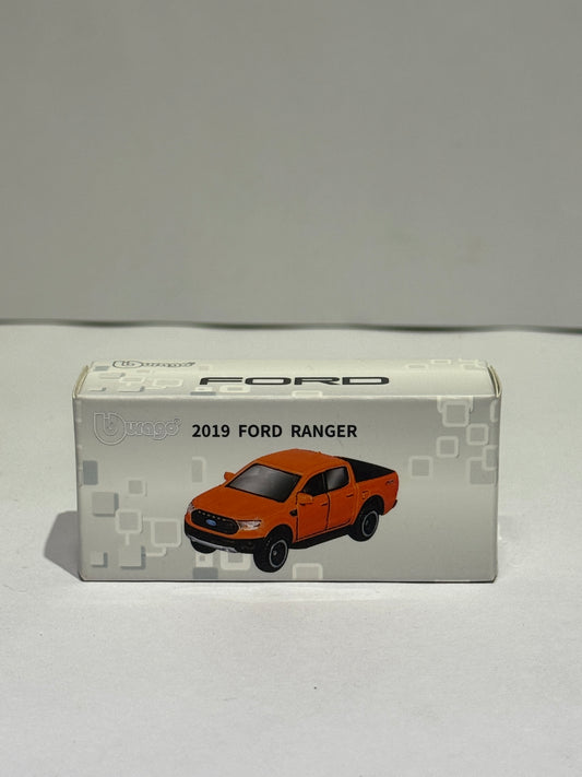 2019 Ford Ranger Orange Die-Cast Model Car | Premium Pickup Truck Collectible Toy