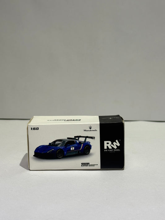 Maserati GT2 European Series Dark Blue Die-Cast Model Car | Premium Racing Collectible Toy