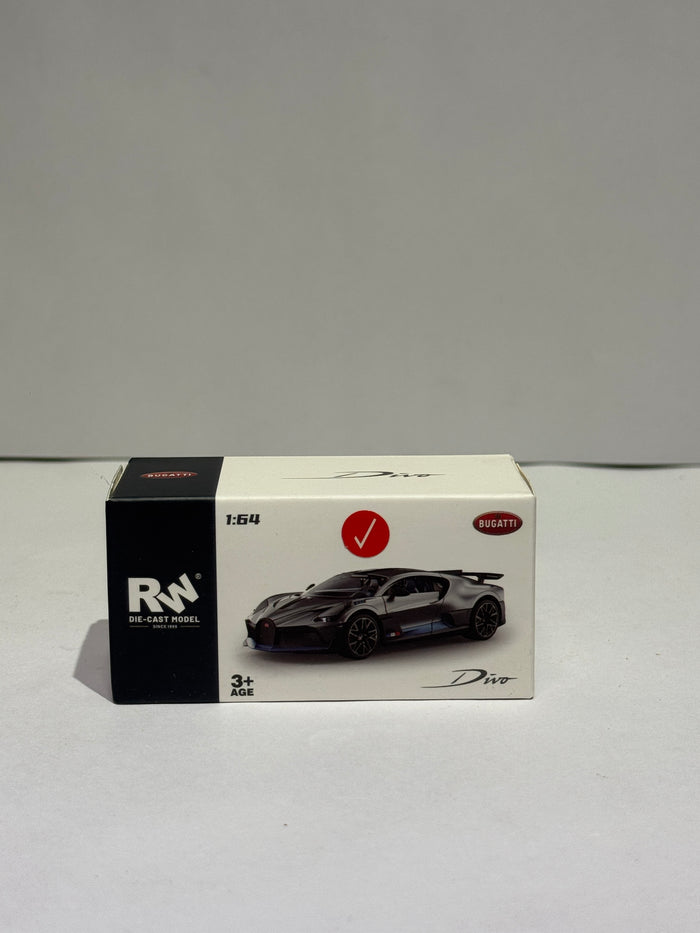 Bugatti Divo Black Die-Cast Model Car | Premium Hypercar Collectible Toy