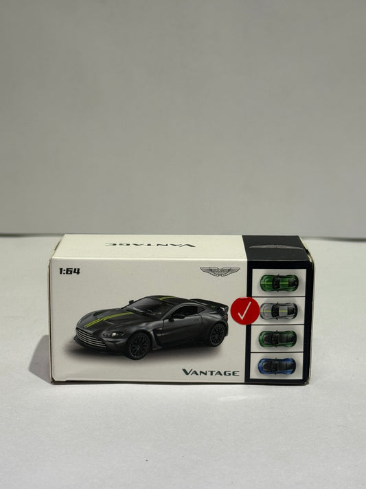 Aston Martin Vantage Grey Die-Cast Model Car | Premium Sports Car Collectible Toy