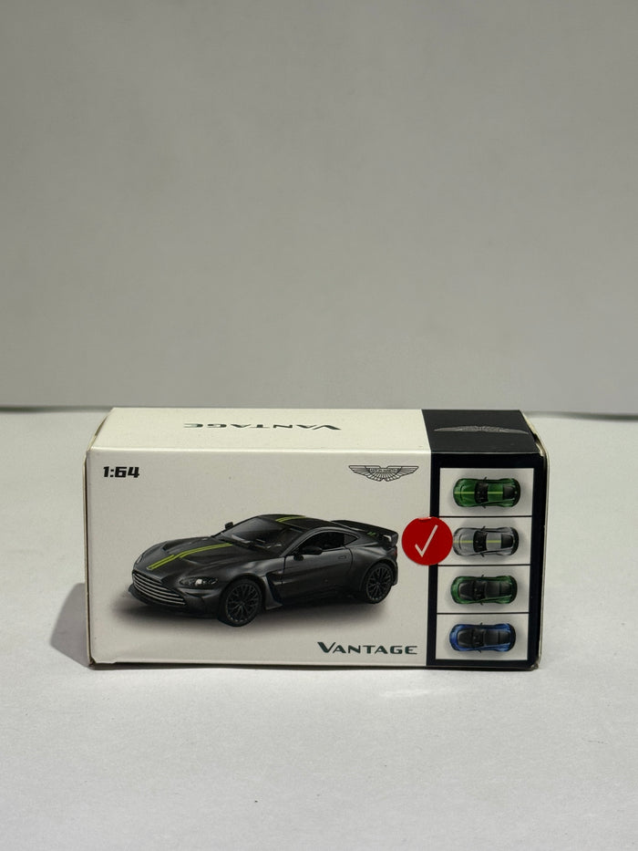 Aston Martin Vantage Grey Die-Cast Model Car | Premium Sports Car Collectible Toy