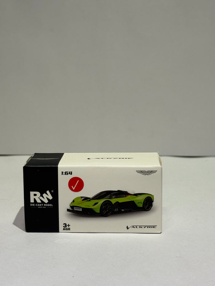 Aston Martin Valkyrie Light Green Die-Cast Model Car | Premium Hypercar Collectible Toy