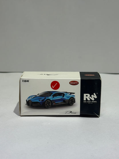 Bugatti Divo Blue Die-Cast Model Car | Premium Hypercar Collectible Toy