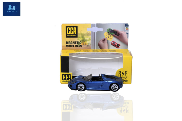 Porsche 918 Spyder Blue Die-Cast Model Car | Premium Hybrid Supercar Collectible Toy