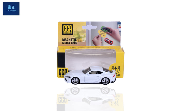 Toyota GR Supra White Die-Cast Model Car | Premium Sports Car Collectible Toy