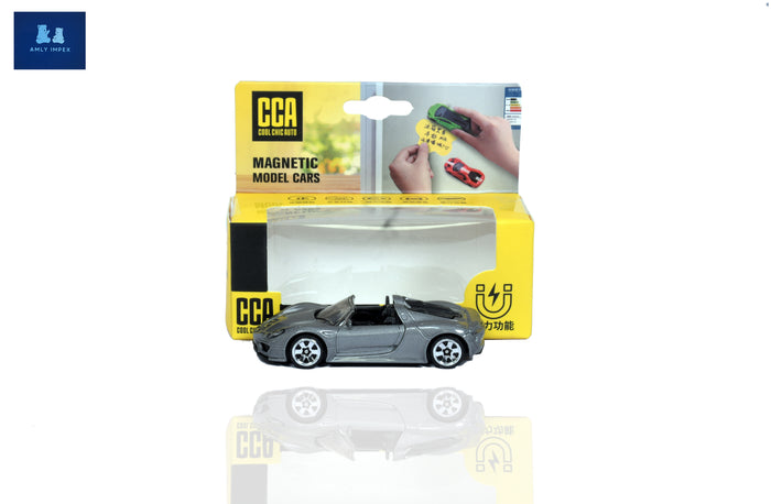 Porsche 918 Spyder Grey Die-Cast Model Car | Premium Hybrid Supercar Collectible Toy