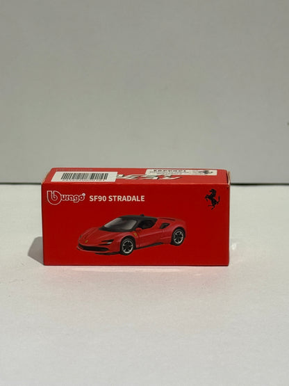 Ferrari SF90 Stradale Red Die-Cast Model Car | Premium Hybrid Hypercar Collectible Toy