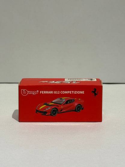 Ferrari 812 Competizione Red Die-Cast Model Car | Premium Supercar Collectible Toy