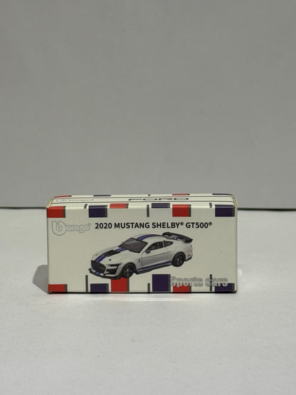 2020 Mustang Shelby GT500 White Die-Cast Model Car | Premium Muscle Car Collectible Toy