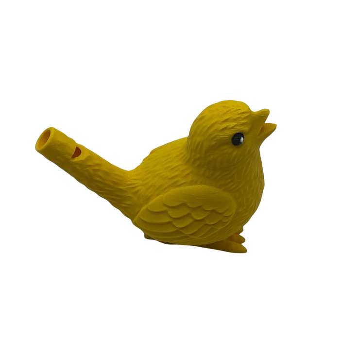 Colour Changing Bird Whistle Yellow Toy | Musical Water Bird Whistle for Kids