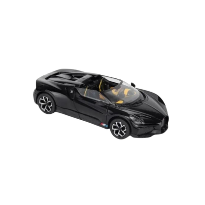 Bugatti Mistral Black Die-Cast Model Car | Premium Roadster Hypercar Collectible Toy