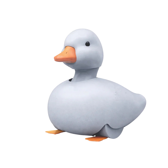 Running Duck White & Green Toy | Interactive Moving Duck Toy with Lights & Sound for Kids