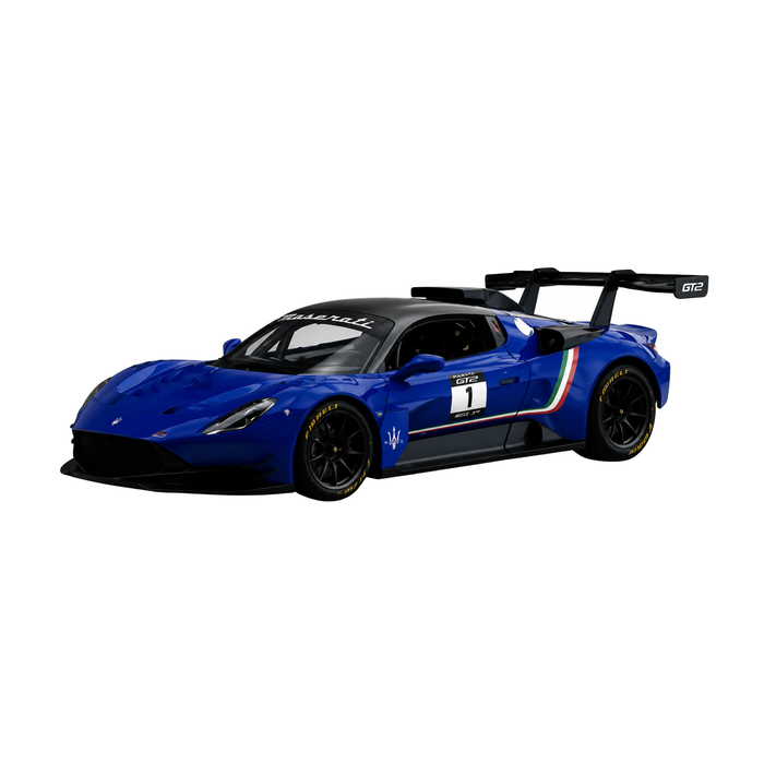 Maserati GT2 European Series Dark Blue Die-Cast Model Car | Premium Racing Collectible Toy