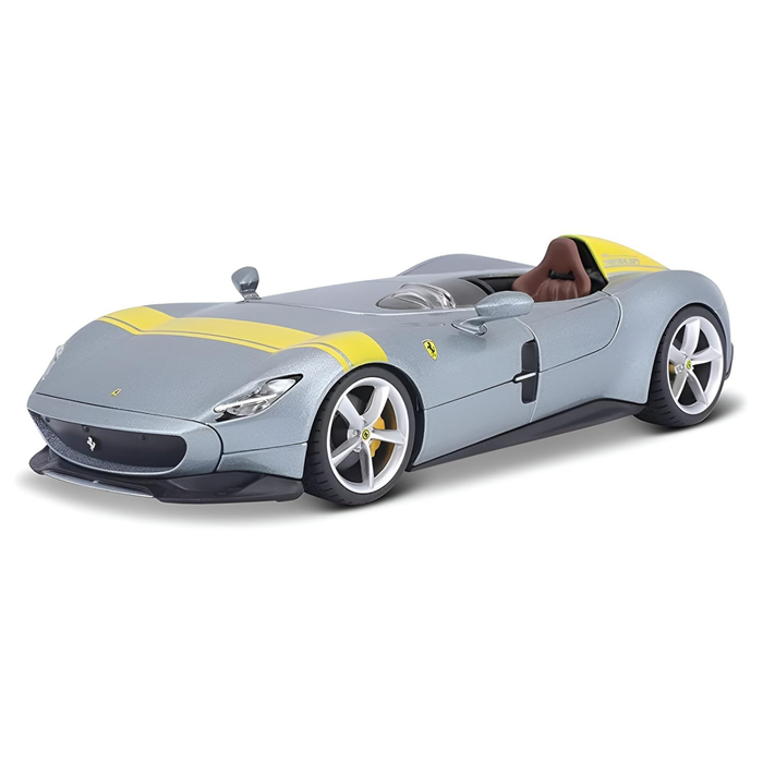 Ferrari Monza SP1 Grey Die-Cast Model Car | Premium Luxury Sports Car Collectible