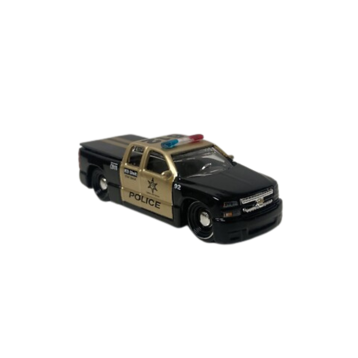 2004 Chevy Silverado SS Police Die-Cast Model Car | Premium Police Truck Collectible Toy