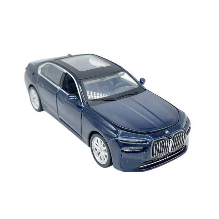 BMW 17 Blue Die-Cast Model Car | Premium Electric Luxury Sedan Collectible Toy