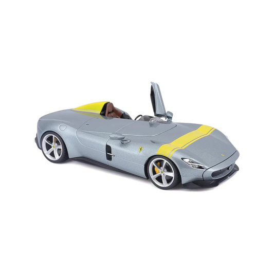 Ferrari Monza SP1 Grey Die-Cast Model Car | Premium Luxury Sports Car Collectible Toy