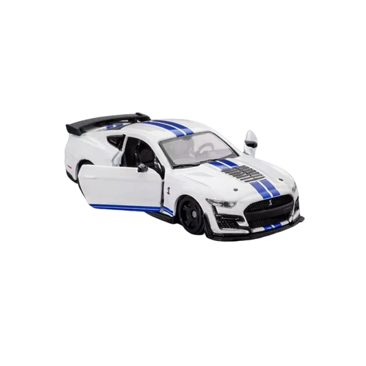 2020 Mustang Shelby GT500 White Die-Cast Model Car | Premium Muscle Car Collectible Toy